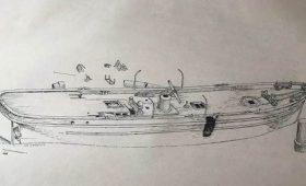 drawing of the E P Dorr