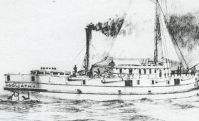 Drawing of the goliath ship